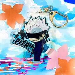 (mua 1 tặng 1) ( Mica trong acrylic ) Móc khóa JUJUTSU KAISEN Chú Thuật Hồi Chiến ver P/ITA! anime chibi xinh xắn 6