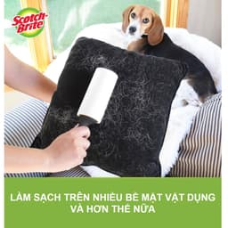 Cây Lăn Bụi Loại Lớn Scotch Brite 30 Lớp, Cây Lăn Bụi Làm Sạch Lông Chó Mèo,Bụi Quần Áo,Ghế Sofa 7