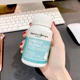 Bổ Não 2000 Healthy Care Ginkgo Biloba Úc mẫu mới 100 viên 2
