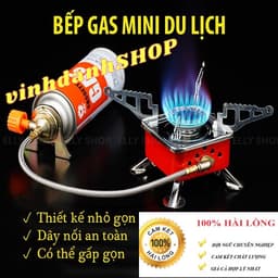 [ HÀNG XỊN ] Bếp ga du lịch mini  👉𝒌𝒆̀𝒎 𝒅𝒂̂𝒚 𝒅𝒂̂̃𝒏 𝒈𝒂𝒔 𝒂𝒏 𝒕𝒐𝒂̀𝒏 👉 dã ngoại gấp gọn đa năng tiện lợi 8