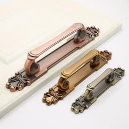 Tay nắm cửa FULEWOTO Phong cách Châu Âu Cửa đối diện gỗ kéo cửa 8