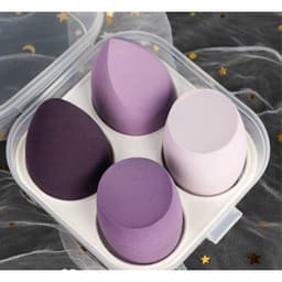Set 4 Bông Mút Trang Điểm Kèm Hộp Đựng Xinh Xắn 3