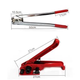 Dụng cụ siết dây đai nhựa PET PP Kìm bấm + Kìm siết dây đai + Bọ sắt Đóng dây đai Có Độ Rộng Từ 16-19 MM 1