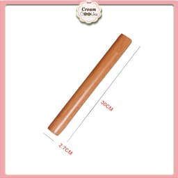 Cán Lăn  Bột /Cây Lăn Bột Bằng Gỗ 30cm 2