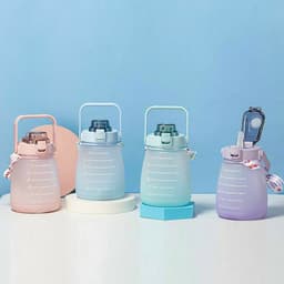 Bình nước thể thao đi du lịch, 1,2,lít [ TẶNG STICKER ] Bình Đựng Nước KUTE - Bình Nước có vòi hút VINBEO 5