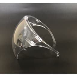 Kính che mặt chống giọt bắn nhựa cao cấp, an toàn, dễ sử dụng - khẩu trang nhựa - màn chắn thời trang 2