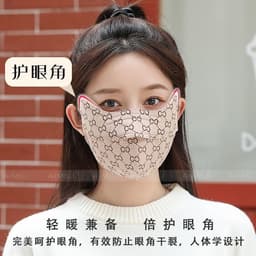 K01 Khẩu Trang 3 Lớp Thoáng Khí Kháng Khuẩn Có Thể Giặt Và Tái Sử Dụng Cho Nam Và Nữ 4
