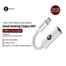 Jcally JM7 JM7L USB TypeC cáp âm thanh kỹ thuật số 3,5mm DAC CX31993 Adapter Giải mã Amp 3