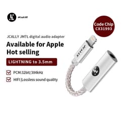 Jcally JM7 JM7L USB TypeC cáp âm thanh kỹ thuật số 3,5mm DAC CX31993 Adapter Giải mã Amp 7
