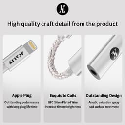 Jcally JM7 JM7L USB TypeC cáp âm thanh kỹ thuật số 3,5mm DAC CX31993 Adapter Giải mã Amp 9