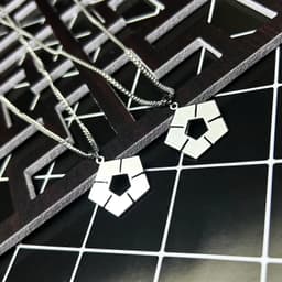 Dây Chuyền Vòng Cổ Logo Blue Lock Nagi Bachira Rin Isagi - Phụ Kiện Titan unisex Anime Hot quà tặng phụ kiện xinh xắn 2