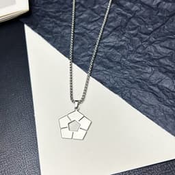 Dây Chuyền Vòng Cổ Logo Blue Lock Nagi Bachira Rin Isagi - Phụ Kiện Titan unisex Anime Hot quà tặng phụ kiện xinh xắn 3