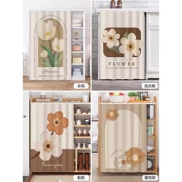 Rèm cửa sổ/ tủ quần áo/ bồn tắm chống bụi phong cách Pháp 2
