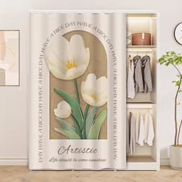 Rèm cửa sổ/ tủ quần áo/ bồn tắm chống bụi phong cách Pháp 3