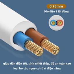 Ổ Cắm Điện USB Đa Năng Cao Cấp Chống Giật, 2 Cổng Cắm USB Có Chốt An Toàn Tiện Dụng 6
