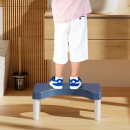 Ghế kê chân bồn cầu hỗ trợ đi vệ sinh tiện dụng 3 màu sắc 38x22x17cm 3
