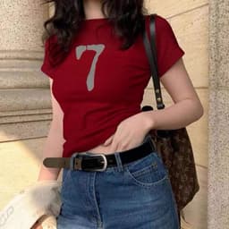 【100% cotton 】Áo baby tee Áo croptop Áo thun ôm body Áo y2k Hở Vai Dáng Ôm Màu Xám Hoa Thời Trang Mùa Hè Phong Cách Mới Dành Cho Bạn Nữ 6