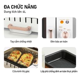TJean Bếp Nướng Điện Không Khói bếp nướng điện cao cấp đa năng gia đình 7