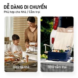 TJean Bếp Nướng Điện Không Khói bếp nướng điện cao cấp đa năng gia đình 5