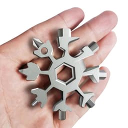 Cờ Lê Bông Tuyết 18 trong 1 Cao Cấp - Dụng Cụ Mở Khóa Chai Đa Năng, EDC Cá Nhân, Cờ Lê Vặn Ốc Mô-men Xoắn Cao | Chất Liệ 7