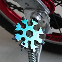 Cờ Lê Bông Tuyết 18 trong 1 Cao Cấp - Dụng Cụ Mở Khóa Chai Đa Năng, EDC Cá Nhân, Cờ Lê Vặn Ốc Mô-men Xoắn Cao | Chất Liệ 4