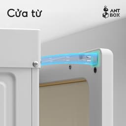 Tủ Quần Áo Trong Suốt ANTBOX 6-15 Ngăn 1-3 Móc 360L-890L Thời Trang Di Động Phòng Ngủ Phòng Cho Thuê Tủ Đựng Quần Áo Hiện Đại Độ Ổn Định Cao Sức Chứa Lớn Với Cửa Hút Từ Tính 6
