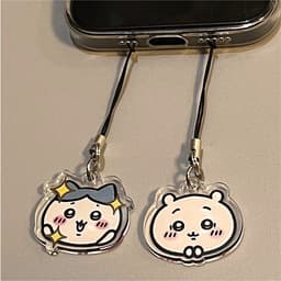 Ohaya | Chikawa Uzawa Dây Điện Thoại Di Động Acrylic Dây Chuyền Điện Thoại Di Động Mặt Dây Chuyền Nhỏ Tám Mặt Chuyền Quà Tặng Nhỏ 4