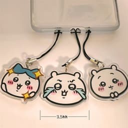 Ohaya | Chikawa Uzawa Dây Điện Thoại Di Động Acrylic Dây Chuyền Điện Thoại Di Động Mặt Dây Chuyền Nhỏ Tám Mặt Chuyền Quà Tặng Nhỏ 3