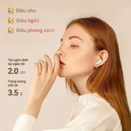 Tai nghe KY5 Nhét Tai Ánh Sáng Mới Nhất [3 Quà tặng] 1 Nhãn dán hoạt hình+1 Dây buộc+1 Bao tay chơi game, Âm thanh nổi mức HiFi, Micrô tích hợp, Chống nước iPX5, Điều khiển cảm ứng 6