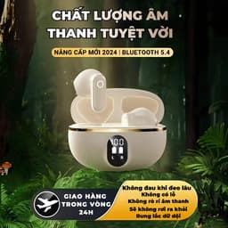 Tai nghe KY5 PRO Nhét Tai Ánh Sáng Mới Nhất [Quà tặng miễn phí] 1 Nhãn dán hoạt hình+1 Bao tay chơi game,Âm thanh nổi mức HiFi, Màn hình kỹ thuật số thông minh, Micrô tích hợp, Chống nước iPX5, Điều khiển cảm ứng,Giảm tiếng ồn ENC 4