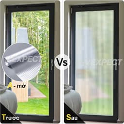 Miếng Dán Cửa Kính Bảo Vệ Sự Riêng Tư Họa Tiết Sọc Có Thể Tháo Rời, Giấy Dán Kính Không Cần Keo 4