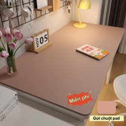 [Vận chuyển nhanh] 70X140 Thảm để bàn bảo vệ mắt thân thiện với môi trường Thảm da 70X120 để bàn lớn để bàn học sinh đa năng học trẻ em viết chuyên dụng Khăn trải văn phòng chuột cực lớn Chống thấm nước Dễ lau chùi Kích thư 3