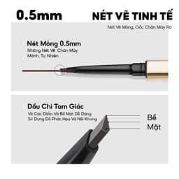 COLORKEY Bút Chì Kẻ Lông Mày Thiết Kế Hai Đầu Chống Mồ Hôi Tiện Lợi 3