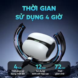 X6 Mới Nhất ENC Tai Nghe [2 Quà tặng] 1 Nhãn dán hoạt hình+1 Bao tay chơi game, Thiết kế viên nang không gian, Âm thanh nổi cấp độ HiFi, Mic tích hợp chống nước IPX5, Giảm tiếng ồn 4