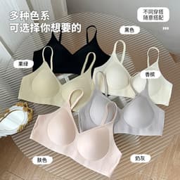 Áo Lót Nữ Đệm Mỏng Không Gọng Nâng Ngực Chống Chảy Xệ, Áo Lót Bra Cổ Chữ V Phù Hợp Với Nhiều Vóc Dáng - A15 5