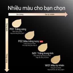 Kem nền Carslan Black Magnet Kháng nước mồ hôi , mịn lì, Bám nền Bền màu suốt 24H 30g 6