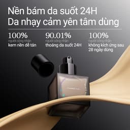 Kem nền Carslan Black Magnet Kháng nước mồ hôi , mịn lì, Bám nền Bền màu suốt 24H 30g 2