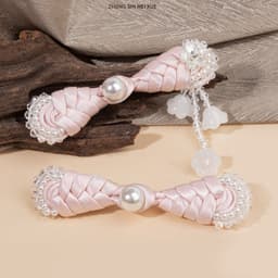 Nút Cài Tỳ Bà Ngọc Thả Mai Cổ Phong - Khuy Cài Nút Tàu Hanfu Sườn Xám Áo Dài 4