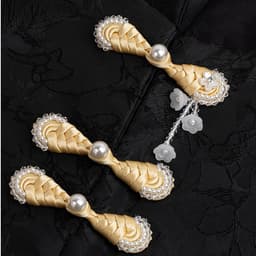 Nút Cài Tỳ Bà Ngọc Thả Mai Cổ Phong - Khuy Cài Nút Tàu Hanfu Sườn Xám Áo Dài 6