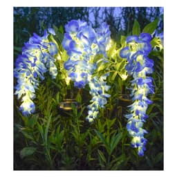 Đèn Led năng lượng mặt trời Wisteria Lantern Đèn sàn chống nước ngoài trời Đèn bãi cỏ năng lượng mặt trời Sân vườn trang trí Mô phỏng Hoa 7