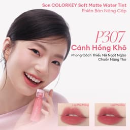 [MUA 2 TẶNG 1] Son COLORKEY Watery Tint, Lì Mịn Nhẹ Môi, Không Dính, Lâu Trôi 1.8g 4