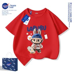 Áo thun ngắn tay trẻ em Nasa Thoải mái mềm mại Cotton phong cách bé trai hàng đầu trẻ em 3
