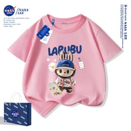 Áo thun ngắn tay trẻ em Nasa Thoải mái mềm mại Cotton phong cách bé trai hàng đầu trẻ em 6