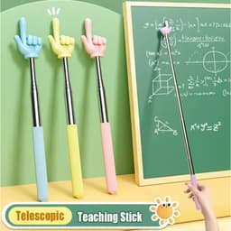 Letit | Que Chỉ Bảng Cho Giáo Viên, Học Sinh Hình Ngón Tay Có Thể Thu Gọn Và Kéo Dài 69cm, Gậy Chỉ Bảng Giáo Cụ Dạy Học 1