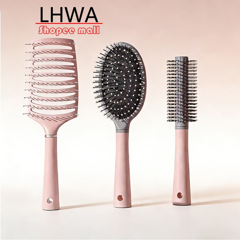 Lược Chải Tóc Massage LHWA Bàn Chải Tóc Đầu Massage Đệm Khí Massage Da Đầu, Gỡ Rối Tóc, Tạo Kiểu Dễ Dàng