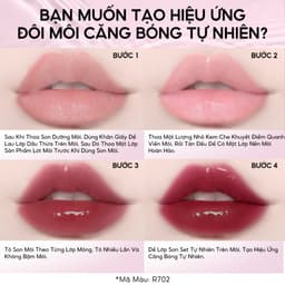 [KOL] Son Bóng COLORKEY, Gương Bóng Căng Mọng, Lâu Trôi, Son môi bóng 2.5g 6