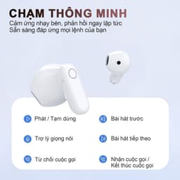 KY5 PRO-AI Tai Nghe Nhẹ Nhất Có, Tai nghe AI dịch đồng thời, Có thể dịch được 133 ngôn ngữ, Dịch trực tiếp khi video call, Màn hình hiển thị số, Chống nước IPX5, ENC khử ồn, Hỗ trợ Android & iOS [AI miễn phí trọn đời] 6