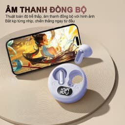 X19 Tai Nghe Chuôi Ngắn Mới Nhất [4 Quà tặng] 5 màu, Công nghệ mạ điện cao cấp, Âm thanh nổi mức HiFi, Màn hình LED hiển thị pin,Chống nước iPX5, Giảm tiếng ồn ENC 9