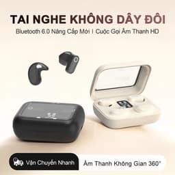 Y28 (2 cặp tai nghe) Mới Nhất Tai Nghe Đôi, 1 Cặp tai nghe chuôi ngắn và 1 Cặp ngủ, nhạc liên tục hơn 30 giờ, Âm thanh nổi cấp độ HiFi, Chống nước IPX5, Kích thước siêu nhỏ gọn, Phù hợp cho cả khi ngủ và thể thao, Với iPhone và Android 2
