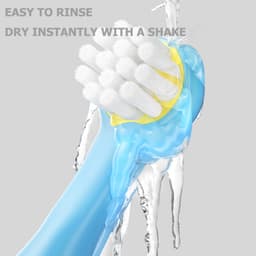 0-3 tuổi Bàn chải đánh răng tập luyện dành cho trẻ sơ sinh và trẻ mới biết đi 0-3 tuổi Vòng ngắn 0,12mm 5